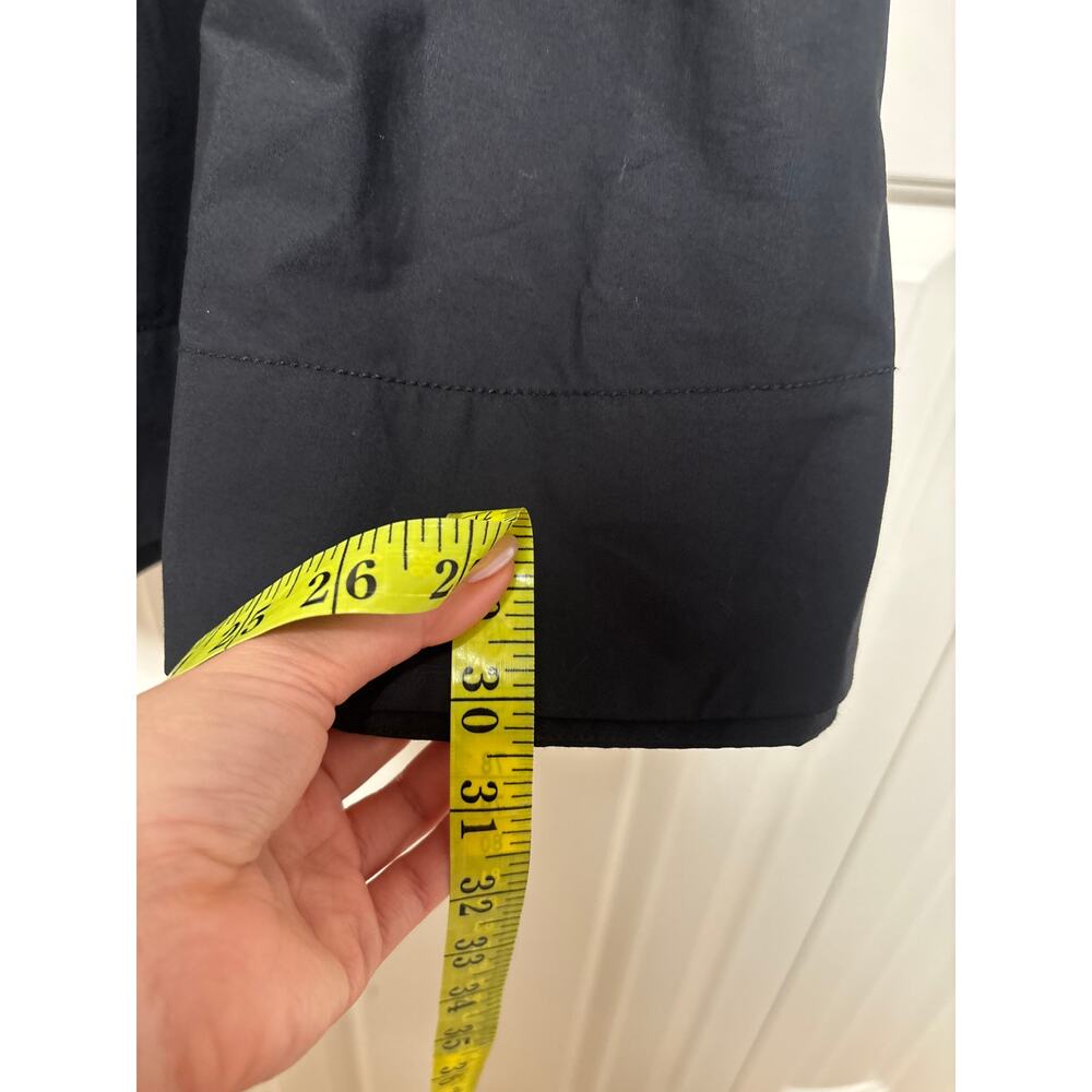 Ann Taylor Women's Black Pleated A-Line Midi Skirt Pockets Size 00P - Picture 5 of 7